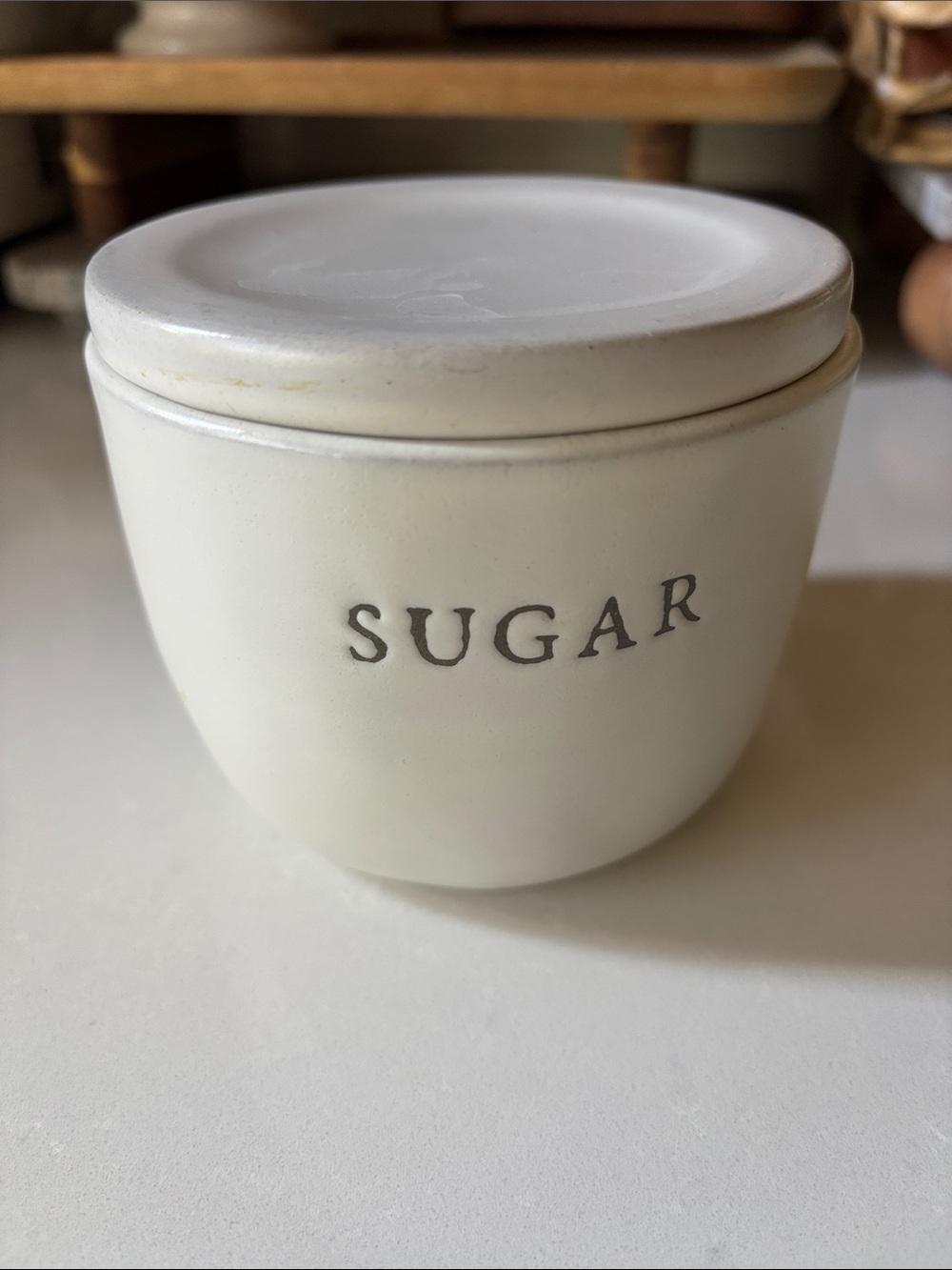 ❤️… Hearth & Hand Sugar Ceramic Sugar Canister with Lid